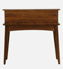 Tectona Latin Teak Wood Writing Table in Scratch Resistant Provincial Teak Finish