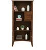 Tectona Latin Teak Wood Book Shelf in Scratch Resistant Provincial Teak Finish