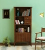 Tectona Latin Teak Wood Book Shelf in Scratch Resistant Provincial Teak Finish