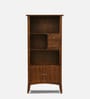 Tectona Latin Teak Wood Book Shelf in Scratch Resistant Provincial Teak Finish