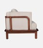 Tectona Teak Wood 1 Seater Sofa In Natural Glazed Finish Tectona Teak Wood 1 Seater Sofa In Natural Glazed Finish