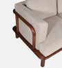 Tectona Teak Wood 2 Seater Sofa In Natural Glazed Finish Tectona Teak Wood 2 Seater Sofa In Natural Glazed Finish