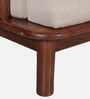 Tectona Teak Wood 2 Seater Sofa In Natural Glazed Finish Tectona Teak Wood 2 Seater Sofa In Natural Glazed Finish