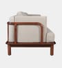 Tectona Teak Wood 3 Seater Sofa In Natural Glazed Finish Tectona Teak Wood 3 Seater Sofa In Natural Glazed Finish