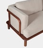 Tectona Teak Wood 3 Seater Sofa In Natural Glazed Finish Tectona Teak Wood 3 Seater Sofa In Natural Glazed Finish