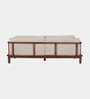 Tectona Teak Wood 3 Seater Sofa In Natural Glazed Finish Tectona Teak Wood 3 Seater Sofa In Natural Glazed Finish