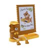 Teddy Brown Colour Plastic Kids Photo Frame