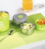Tedemei-Homio Stainless Steel Green 3 Pcs Lunch Box