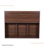 Domira Teen Queen Sized Bed With Headboard & Box Storage in Columbian Walnut Finish