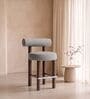 Teervon Classic Bar Stool In Grey Colour