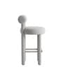 Teervon Classic Bar Stool In Ivory Colour