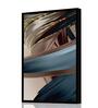 Tela Plumas De Luxo Multicolour Synthetic Wood Wall Art