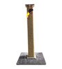 Cat Scratching Post 3 Ft In Grey Colour With Brown Rope