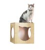 Wall Mounted Cat Box In Beige Colour