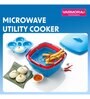 Varmora Temperature Resistant FDA Approved & BPA-Free Utility Cooker, Microwave Idli Maker for faster Faster Cooking