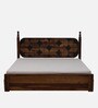 Tenaya Sheesham King Size Bed In Scratch Resistant Provincial Teak Finish With Drawer Storage