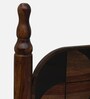 Tenaya Sheesham King Size Bed In Scratch Resistant Provincial Teak Finish With Drawer Storage