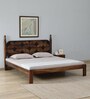 Tenaya Sheesham King Size Bed In Scratch Resistant Provincial Teak Finish