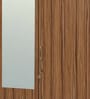 Terence 3 Door Wardrobe With Mirror in Wenge & Natural Ebony Finish