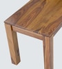 Terence Sheesham Wood Dining Bench In Brown Finish