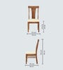 Terence Sheesham Wood Dining Chair in Brown Finish