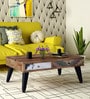 Emmett Solid Wood Coffee Table In Distress Finish
