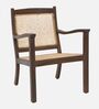 Terra Teak Wood Arm Chair In Brown Colour