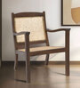 Terra Teak Wood Arm Chair In Brown Colour