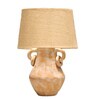 Terracotta color distree finish table lamp