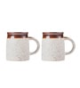 Terracotta Dusk Coffee Mug Set of 2 (390 ML Each) Microwave Safe Coffee Mug