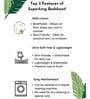 Terracotta Geometric 600TC Cotton Super King Sized Double Bedsheet with 2 Embroidery Pillow Covers