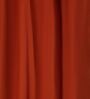 Terracotta Red Cotton 230 GSM  Solid 5 Feet Room Darkening Eyelet Window Curtains (2 Pc)