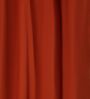 Terracotta Red Cotton 230 GSM  Solid 9 Feet Room Darkening Eyelet Long Door Curtains (2 Pc)