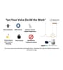 Terrain Gold Smart Voice Asst. Acrylic Chandelier