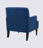 Terren Boucle Fabric Lounge Chair In Blue Colour