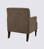 Terren Boucle Fabric Lounge Chair In Brown Colour