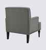 Terren Boucle Fabric Lounge Chair In Grey Colour