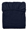 Terry (78x48) Cotton Waterproof Queen Size Mattress Protector in Dark Blue Colour