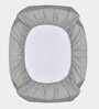 Terry (78x60) Cotton Waterproof Queen Size Mattress Protector in Grey Colour