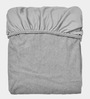 Terry (78x60) Cotton Waterproof Queen Size Mattress Protector in Grey Colour