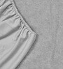 Terry (78x60) Cotton Waterproof Queen Size Mattress Protector in Grey Colour