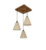 Terzo Jute Shade Cluster Hanging Light