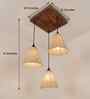 Terzo Jute Shade Cluster Hanging Light