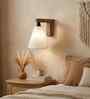Terzo Jute Shade Solid Wood Wall Sconces
