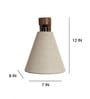 Terzo Jute Shade Solid Wood Wall Sconces