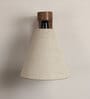 Terzo Jute Shade Solid Wood Wall Sconces