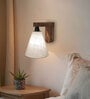 Terzo Jute Shade Solid Wood Wall Sconces