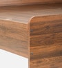 Teshio Queen Size Bed in Columbian Walnut Finish