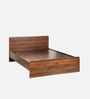 Teshio Queen Size Bed in Columbian Walnut Finish