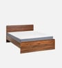 Teshio Queen Size Bed in Columbian Walnut Finish